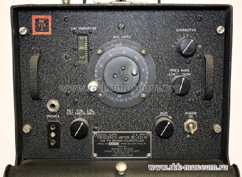 SCR-211-M Frequency Meter Set ; Bendix Radio (ID = 723005) Equipment