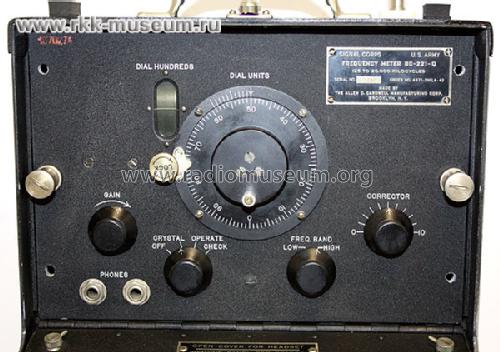 SCR-211-Q Frequency Meter Set ; Cardwell Mfg. Corp., (ID = 723024) Ausrüstung