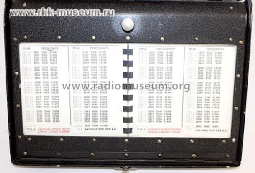 SCR-211-Q Frequency Meter Set ; Cardwell Mfg. Corp., (ID = 723031) Ausrüstung