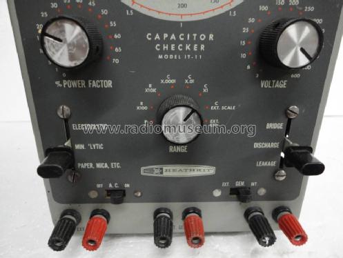 Capacitor Checker IT-11 ; Heathkit Brand, (ID = 1009183) Equipment