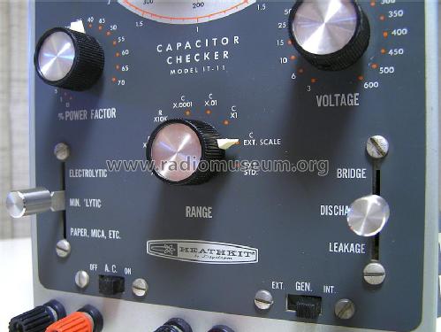 Capacitor Checker IT-11 ; Heathkit Brand, (ID = 1457283) Equipment
