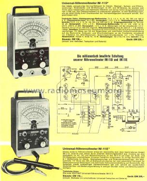 Vacuum Tube Voltmeter IM-11/D; Heathkit Brand, (ID = 2236226) Equipment