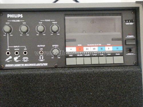 Cassette Recorder Amplifier D 6550/30Z; Philips - Österreich (ID = 1426639) Reg-Riprod