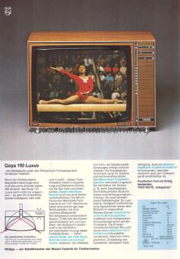 Goya 110 Luxus - D26K160 D 26 K 160 Ch=K8D; Philips Radios - (ID = 3189296) Television