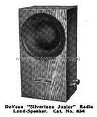 DeVeau Silvertone Junior No 834 Speaker P Stanley Patterson