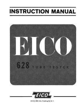 Tube Tester 628; EICO Electronic (ID = 2942165) Ausrüstung