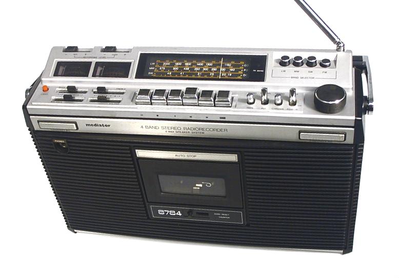 4 Stereo Radiorecorder 8784 SX8784 Radio Philips Österreich Radiomuseum