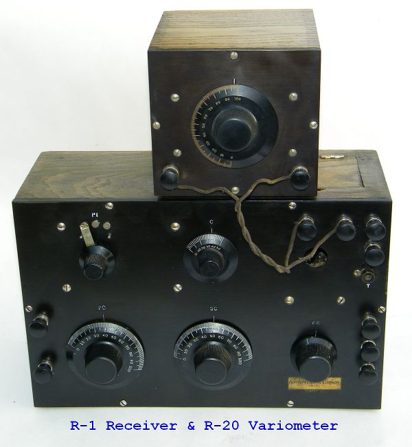 This picture shows the R-20 Variometer hooked up to the R-1 Receiver.