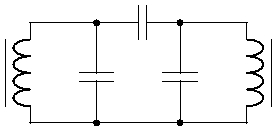 Capacitively coupled tuned circuits