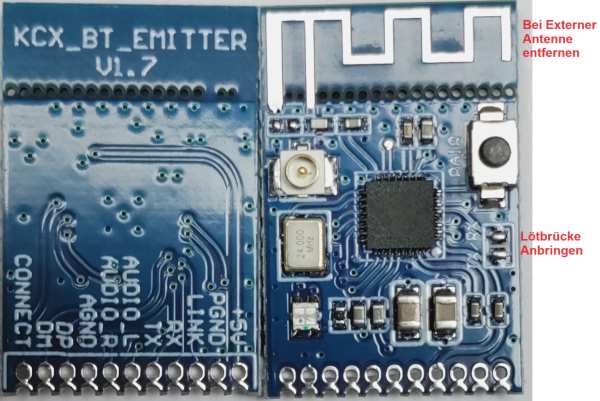 Bluetooth Modul KCX_BT_EMITTER |Radiomuseum.org