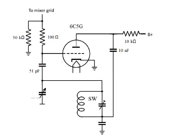 Simplified oscillator circuit