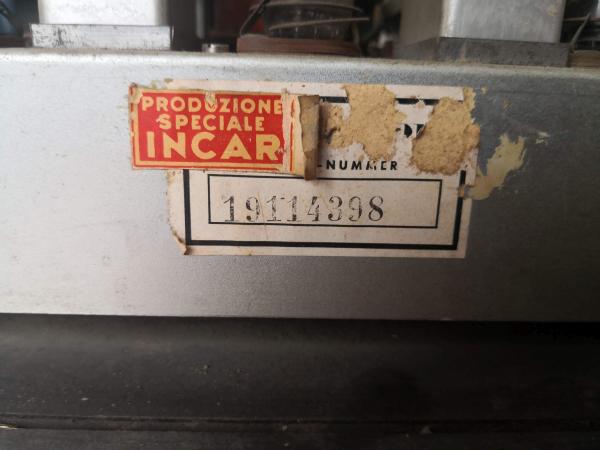 label of the incar radio