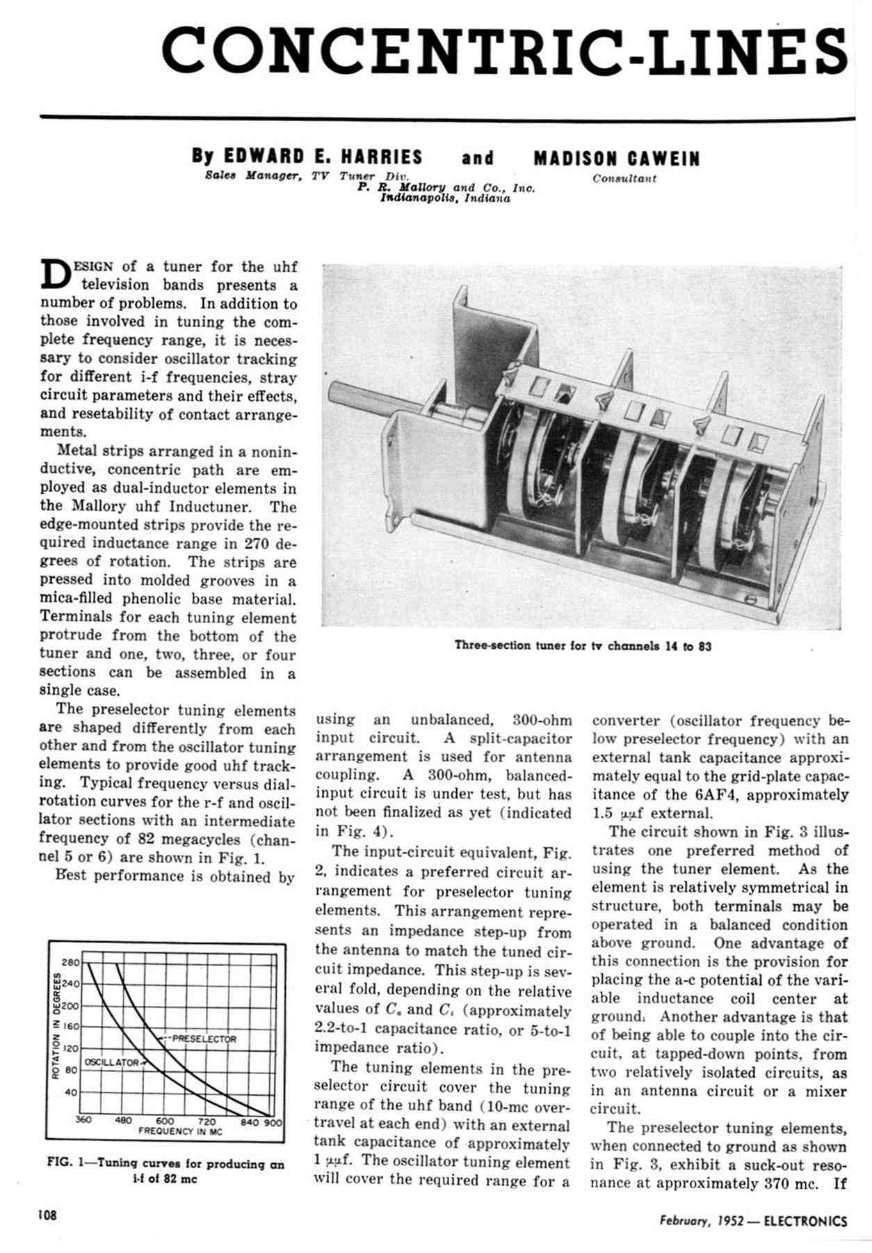 mallory: Inductuner and Inputuner |Radiomuseum.org