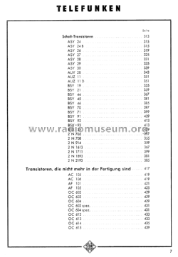 Telefunken Handbuch Transistoren 1965/66 | Radiomuseum.org