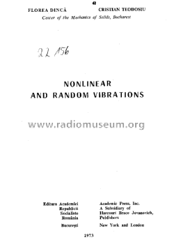 dinca_nonlinear_and_random_vibrations_titelseite.png