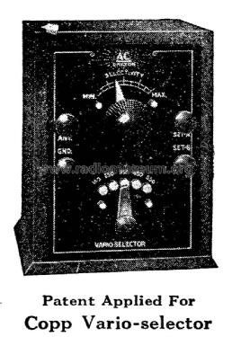 Copp Vario Selector ; A-C Dayton Co., A-C (ID = 1257194) mod-past25