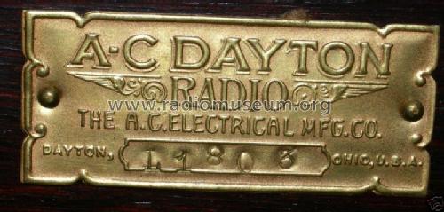 XL20 Standard Model; A-C Dayton Co., A-C (ID = 128490) Radio