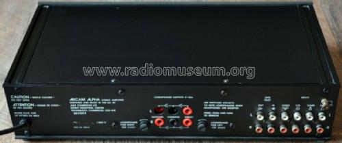 Integrated Stereo Amplifier Alpha; A&R Cambridge Ltd. (ID = 2419797) Ampl/Mixer