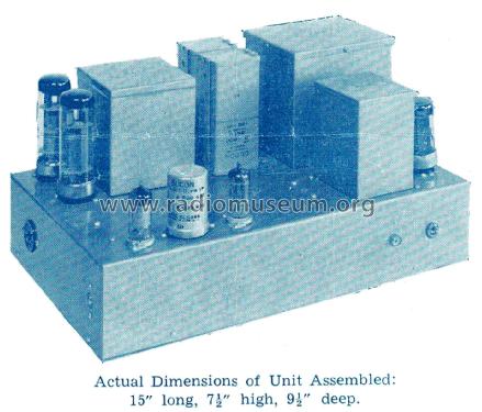 20 Watt High Quality Amplifier Foundation Kit. Mullard 5/20; A & R Electronic (ID = 2438766) Ampl/Mixer