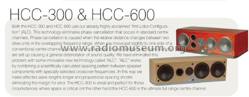 Centre Channel, Bass Reflex Speaker System HCC-600; Aaron brand, Betetec (ID = 2542946) Speaker-P