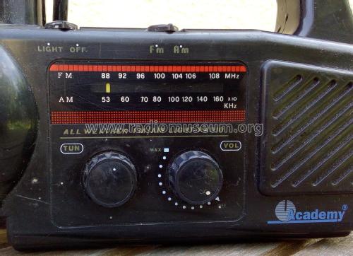 All Weather FM/AM Light Radio ; Academy; where? (ID = 2538353) Radio