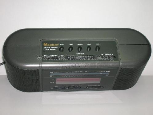 AM/FM Stereo Clock Radio R-CLRS7; Academy; where? (ID = 2032029) Radio