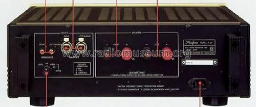 Class A Stereo Power Amplifier A-20; Accuphase Laboratory (ID = 675736) Ampl/Mixer