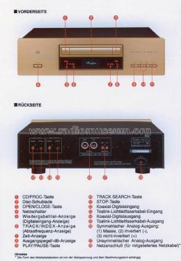 Compact Disc Player DP-55; Accuphase Laboratory (ID = 1773070) Reg-Riprod