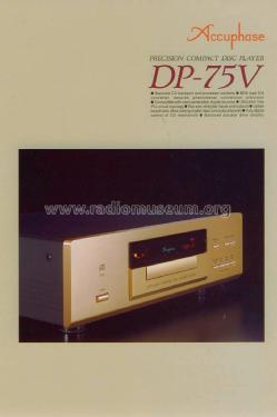 Precision Compact Disc Player DP-75V; Accuphase Laboratory (ID = 1773456) R-Player