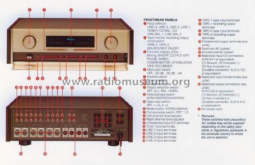 Precision Stereo Preamplifier C-270V; Accuphase Laboratory (ID = 1772915) Ampl/Mixer