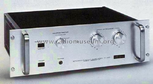 Stereo Power Amplifier P-20; Accuphase Laboratory (ID = 679675) Ampl/Mixer