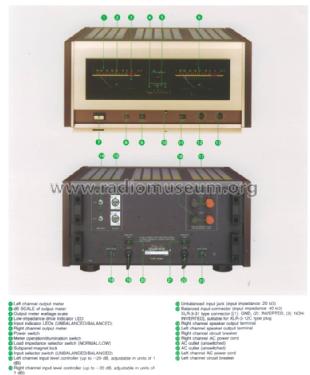 Stereo Power Amplifier P-800; Accuphase Laboratory (ID = 699088) Ampl/Mixer