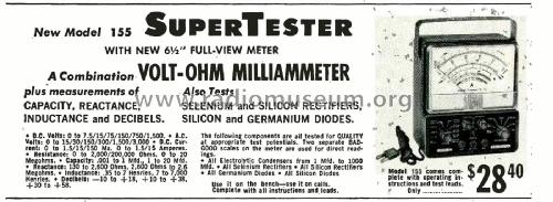 Volt Ohm Milliammeter 155; Accurate Instrument (ID = 2771096) Equipment