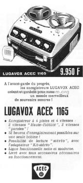 Lugavox 1165; ACEC, Ateliers de (ID = 1167252) R-Player