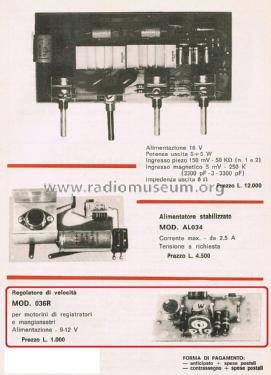 Regolatore di velocità 036R; ACEI A.C.E.I., (ID = 2799868) Misc