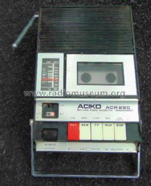 MW/UKW Radio Cassette Recorder ACR-220; Aciko brand (ID = 3003074) Radio