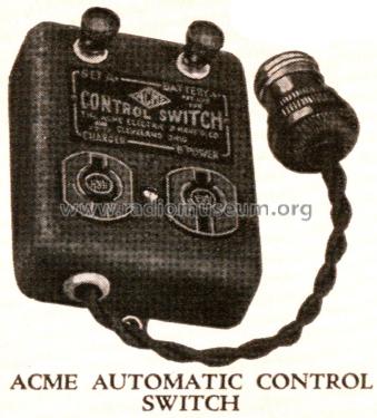 Automatic Control Switch ; Acme Electric & (ID = 1795876) Misc