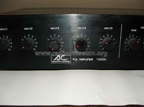 P.A. Amplifier TA5030; Acoustic Control (ID = 599404) Ampl/Mixer