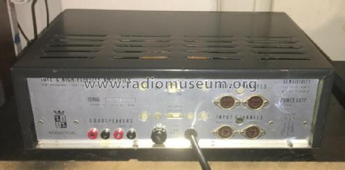 Hi-Fi Amplifier 1012S; Acoustical Handel (ID = 2624058) Ampl/Mixer