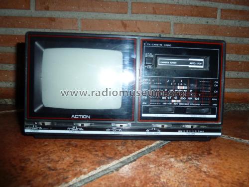 5' TV Cassette Radio ACN-6030T; Action Electronics (ID = 3023586) TV Radio