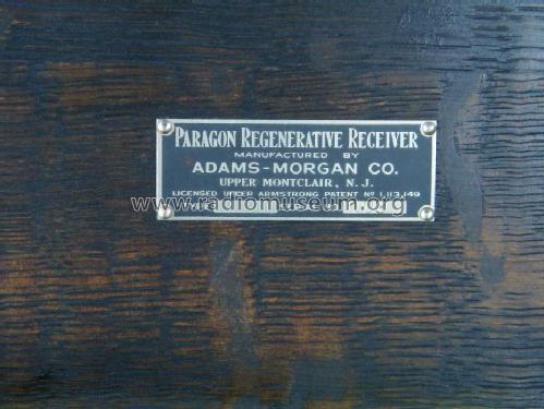 Paragon RB-2A ; Adams-Morgan Co. (ID = 829139) Radio