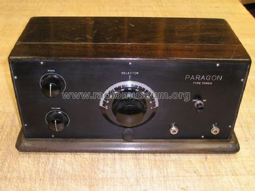 Paragon Three ; Adams-Morgan Co. (ID = 1031779) Radio