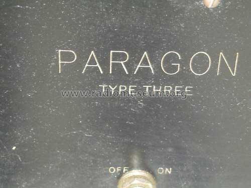 Paragon Three ; Adams-Morgan Co. (ID = 784871) Radio