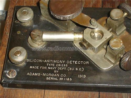 Silicon-Antimony Detector Type CR1235; Adams-Morgan Co. (ID = 1164017) Bauteil