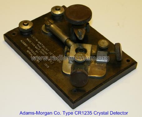 Silicon-Antimony Detector Type CR1235; Adams-Morgan Co. (ID = 1204939) Radio part