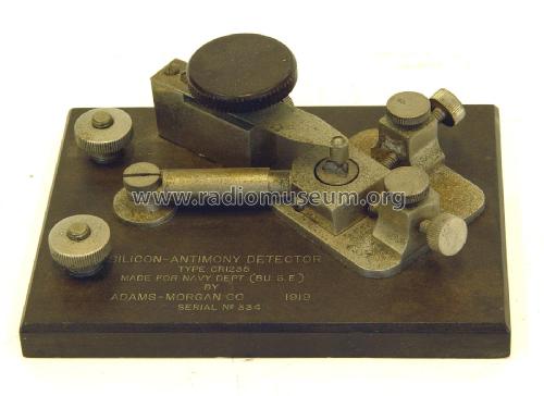 Silicon-Antimony Detector Type CR1235; Adams-Morgan Co. (ID = 2263280) Radio part