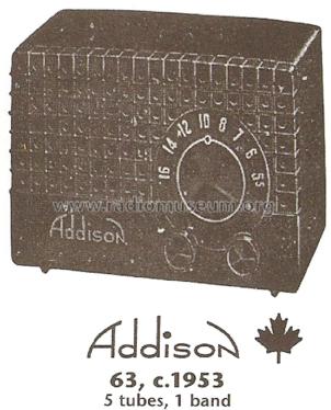 63 ; Addison Industries, (ID = 1671794) Radio