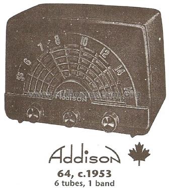 64; Addison Industries, (ID = 1671796) Radio