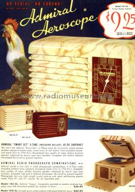 159-5L ; Admiral brand (ID = 1809871) Radio