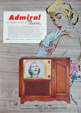 321K18 Ch= 21L1; Admiral brand (ID = 1165509) Fernseh-E